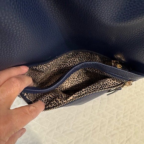 Navy Blue Backpack Purse/Bag - Picture 5 of 7